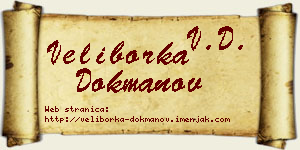 Veliborka Dokmanov vizit kartica